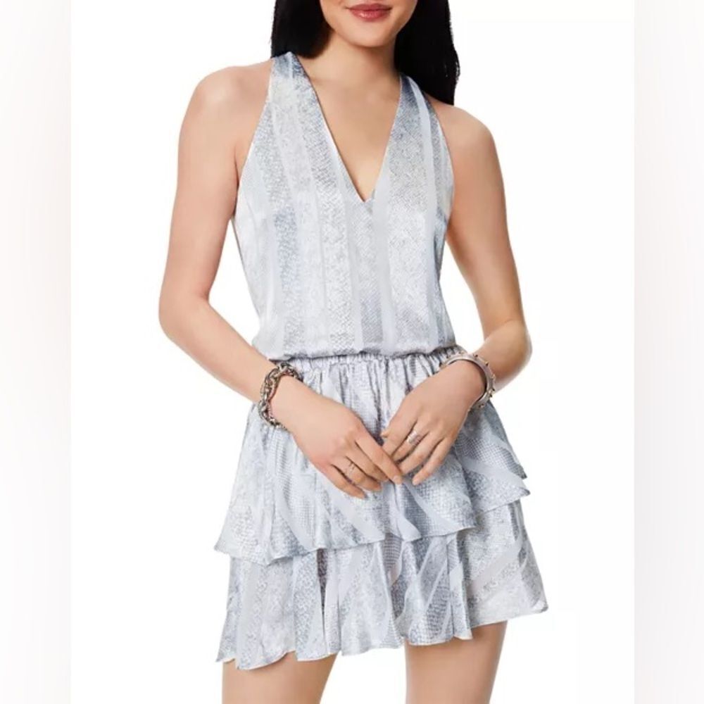 Ramy Brook NWT Avery Dress in Silver $445